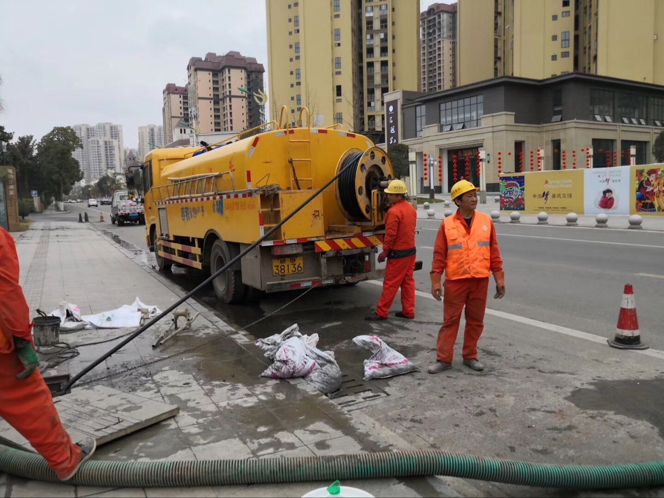 宜秀排污管道清淤-管道清洗